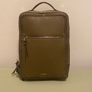 CALPAK laptop backpack olive green